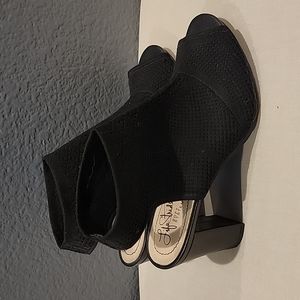 Sock style heels